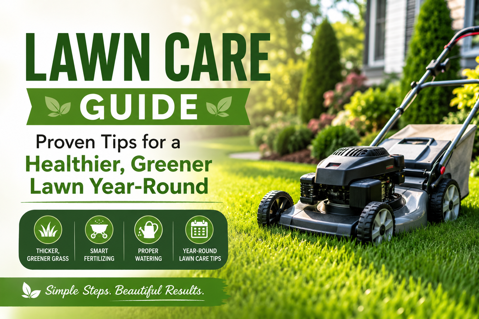 Lawn Care Guide: Proven Tips for a Healthier, Greener Lawn Year-Round