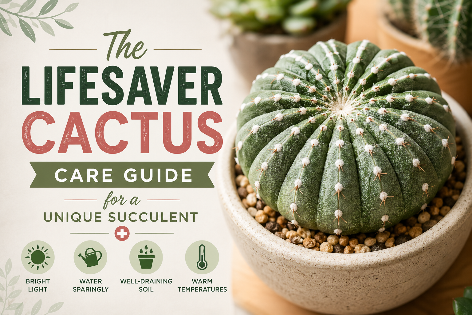 Lifesaver Cactus