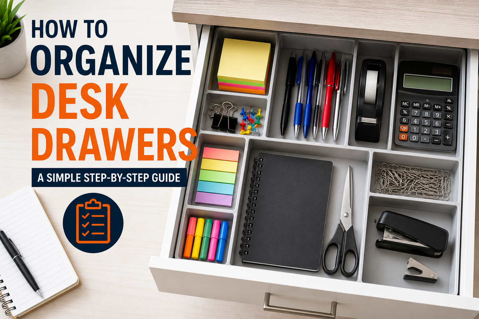 Hydroponic Garden How to Organize Desk Drawers