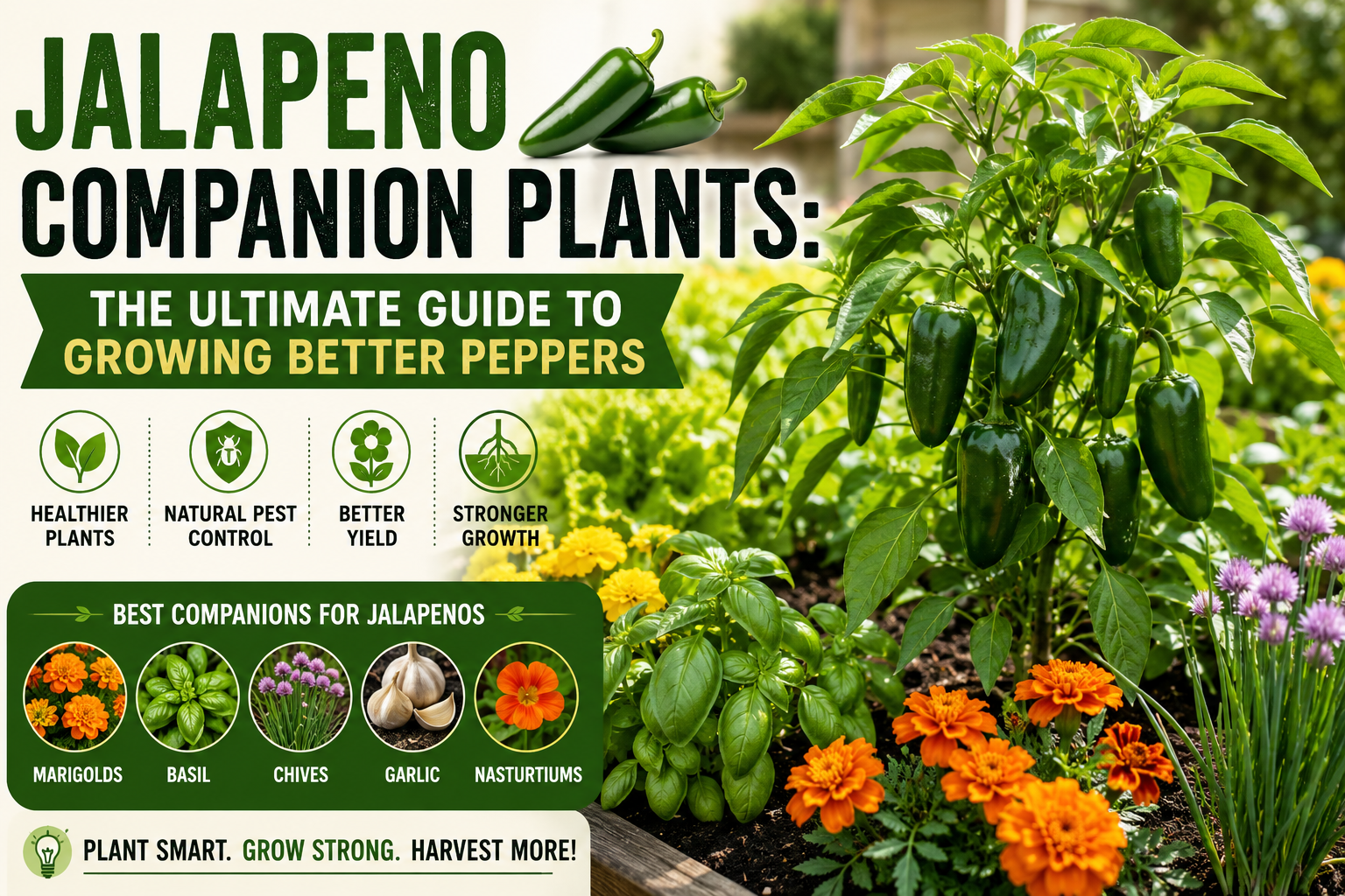 Hydroponic Garden Jalapeno Companion Plants