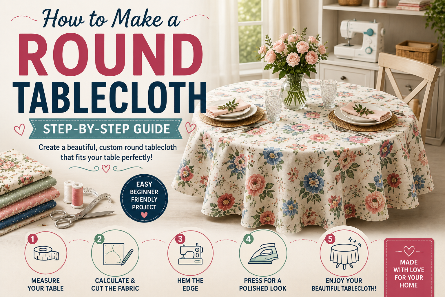 Hydroponic Garden How to Make a Round Tablecloth